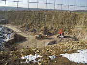Steinbruch Rubenheim : Der Tagebau auf dem Hanickel Februar 2015